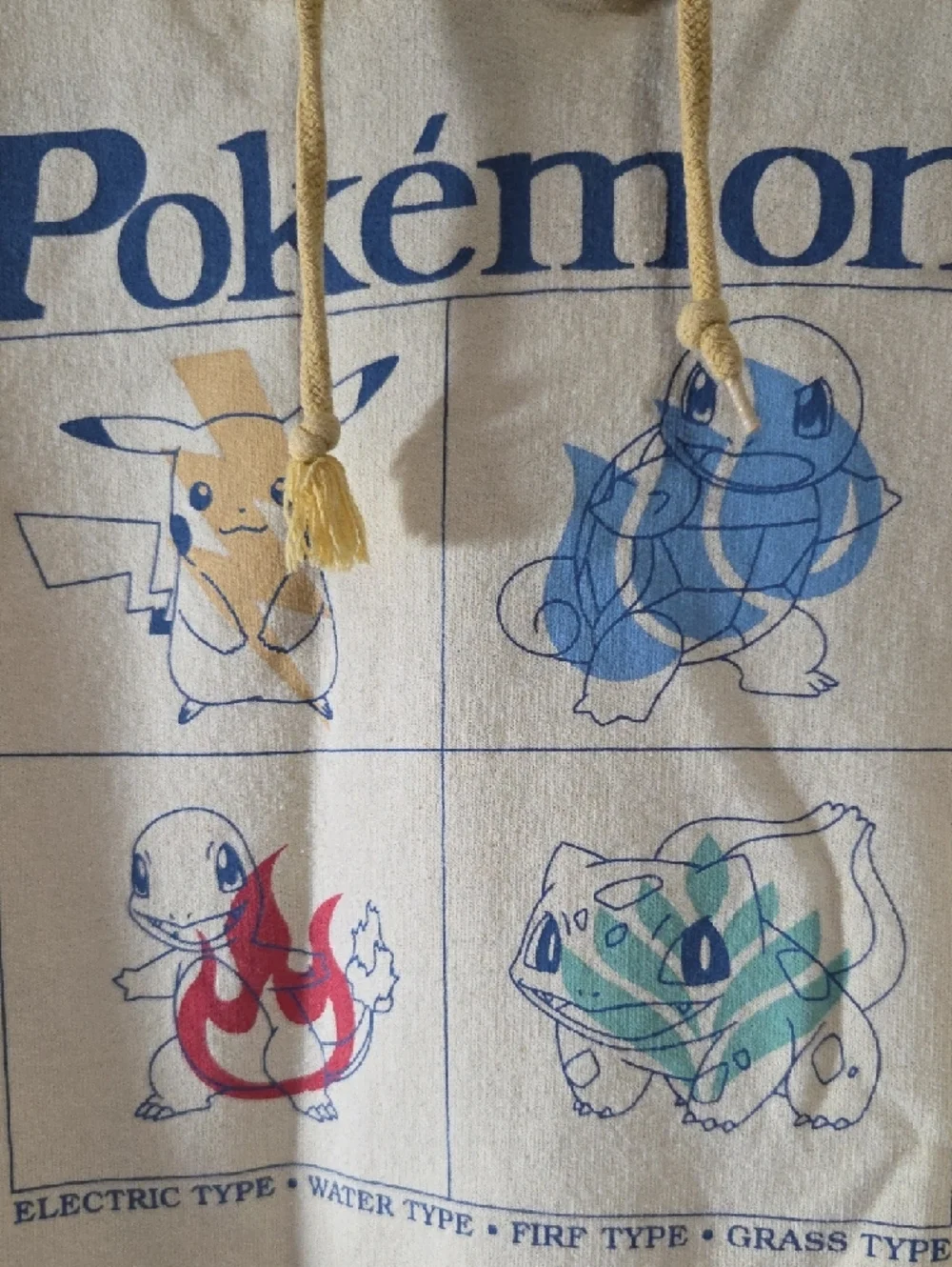 Pokemon Colorblock Hoodie in Yellow, Red & Blue - Picture 2 of 4